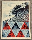 Shepard Fairey Art Print Wave Of Distress Pangea Seed Poster S   Edition Of 350