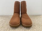 Ugg Classic Short Ii Chestnut Brown Suede Fur Boots Women s Size 9  new 