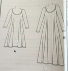 Very Easy Vogue Misses Loose Fitting Dress Sewing Pattern V8592 Plus Size 18-24