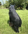11 8  Tall Black Bear Figurine Bear Home Garden Decor Bear Statue Rustic Wildlif