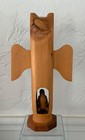 Vintage Carved Northwest Coast Indian Totem Pole Signed Victor Alexander 14   