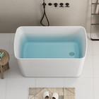 49  Acrylic Freestanding Soaking Bathtub square-shape Japanese Soaking Hot Tub