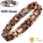 Xclnt Pure   Solid Copper Magnetic Bracelet Men Women Arthritis Therapy  Pcx10e