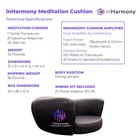 Inharmony Meditation Cushion  Beige  Bluetooth  Vibroacoustic Therapy