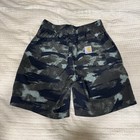 Carhartt Boys Rugged Flex Fatigue Camo Work Lightweight Shorts New Size M 10 12