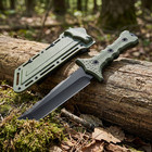 10 1 Inch Utility Outdoor Knife 5cr13 Steel Quick-draw Abs Sheath