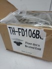 Square Shower Drain With Strainer Gold Stainless Steel 5 9  X 5 9 