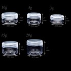 Zejia 10pcs Small Travel Containers  Clear Sample Containers 10pcs  