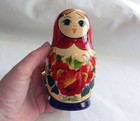 Vintage Soviet Russian Matryoshka Nesting Dolls Set Of 7 Good Condition 6 h