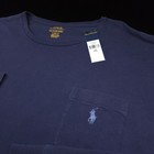 Polo Ralph Lauren Crew T-shirt -xxl- Navy Blue -classic Fit -long Sleeve -pony