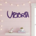 Personalized Disney-style Name Sign     Custom Wooden Nursery Kids Room Wall Decor