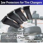 4pcs Tire Changer Jaw Protectors 3type Clamp Cover Rim Guard Curved-type