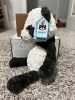Jellycat Tuffet Panda Soft And Cuddly Plush Rare Htf New W  Tags Nwt Retired