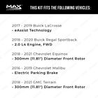 Front   Rear Drilled Slotted Rotors   Pads For Chevy Equinox Malibu Gmc Terrain