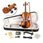 Glarry 4 4 Full Size Acoustic Eq Violin Fiddle   Bow Rosin Hard Case
