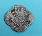 Broadview Montana Barr s Antique 10c Merchant Scallop Trade Token Mont  Mt
