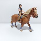 Schleich 42113 Recreational Horse   Rider Equine Riding Set Retired Used