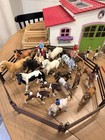 Schleich Horse Riding Center  Truck   Trailer  Bunch Of Horses And Accessories