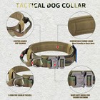 Tactical Dog Collar And Bungee Leash  Camo Military   L 