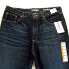 Wrangler Relaxed Fit Jeans Mens 36x34 Blue Straight Leg Dark Nwt Denim