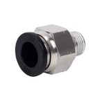 Push To Connect Hose Fittings Straight 3 8  Tube Od To 1 8  Npt Male Thread 5pcs