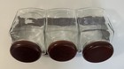 Glass Canister Candy Cookie Jar Apothecary Set Of  3 Canada