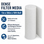 Aquascape 1  Multi-purpose Dense Filter Media Roll  56 x10ft Aquarium Pond Media