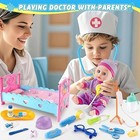 30 In 1 Toddler Doctor Kit     Pretend Play Medical Set With Costume For Kids 3-5
