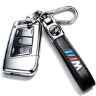 Genuine Leather Car Keychain For Bmw M M2 M4 M6 X1 X3 M3 M5 X1 X5 X6 Z4 3 5 7   