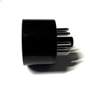 1 Pcs Bakelite  8 Pin - Octal Tube Base Power Plug Black