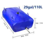 Collapsible Water Storage Bladder Container Pvc Water Storage Bag 110l 29 Gallon