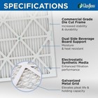 Glasfloss Zl 16x25x4 Merv 10 Fits Honeywell Fc100a1029 Air Filter  2 Pack