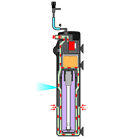 Used Clear  9 Watt Uv Sterilizer Submersible Pump Fish Tank Aquarium 75g Odyssea