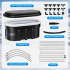 Portable Xl 56  Ice Bath Tub For Adults  Foldable Cold Plunge Tub 175 Gallon