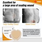 Silicone Sacrum Foam Dressing  9  x9   23cm X23cm  Bordered Silicone Adhesive   
