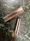 Two Different Vintage Modernist Antonio Pineda 970 Silver Tie Bars clips