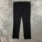 Theory Women Classic Office Career Bootcut Viscose Wool Blend Black Dress Pant 6