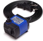 80 Gph Submersible Fountain Pump For Aquariums   Water Features - Compact Size