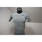Nike Pro Combat Shirt Mens Small Grey Dri-fit Compression Athletic Excellent