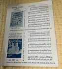 Connecticut March Sheet Music Vintage