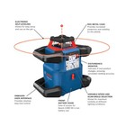 Bosch 18v Grl4000-80chv Connected Self-leveling Rotary Laser