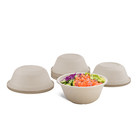 Karat Earth 40oz Pfas Free Bagasse Round Bowl  Natural - 500 Pcs  Ke-bbr40n-ff