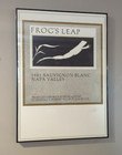 Iconic 1981 Frog s Leap Wine Label Framed Art By Chuck House Pencil Signed