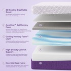 12-14  Cooling Memory Foam Mattress  Copper Gel   Bamboo Charcoal  Medium Firm