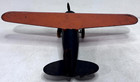 Antique Wyandotte Pressed Steel Toy Airplane 18  Wingspan W  Propeller 1930s 40s