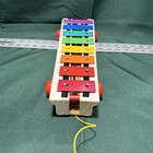 Fisher Price Rainbow Xylophone Pull Toy 1964-1978 No Mallet-ships Free 