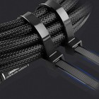 100 Pack Releasable Reusable Zip Ties Nylon Cable Heavy Duty Wire Self Locking