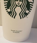 Starbucks Reusable Coffee Tea Cup Tumbler Lid Grande Travel 16 Oz Plastic Mug