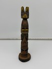 Vintage Hand Carved Wood Totem Pole 8 5    Painted Northwest Coast Style Folk Art