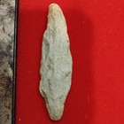 Gray Flint Knapped Stone Spear   Knife Point Blade  Approx 3 In - Provenance Na